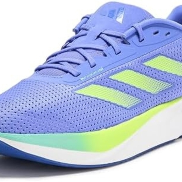 Adidas Purple and Green Running Shoes - Picture 2 of 12